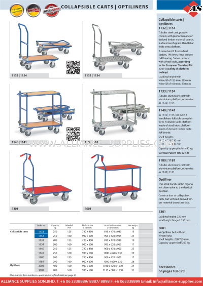 FETRA Collapsible Carts/ Optiliners