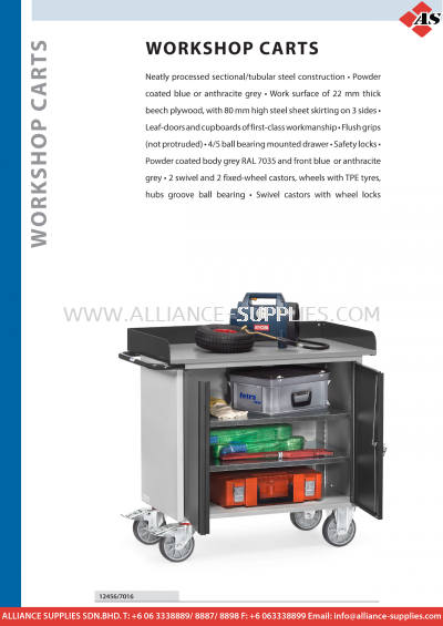 FETRA Workshop Carts with Worktop