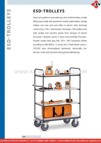 FETRA ESD Trolleys