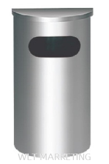 Stainless Steel Semi Round Bin c/w Flat Top SRB-039/F