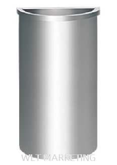 Stainless Steel Semi Round Bin c/w Open Top SRB-044/OT