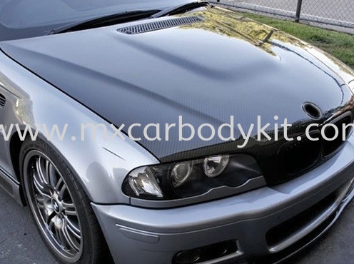 BMW 3 SERIES E46 1998 & 2003  ENGINE HOOD M3 STYLE CARBON E46 (3 SERIES) BMW