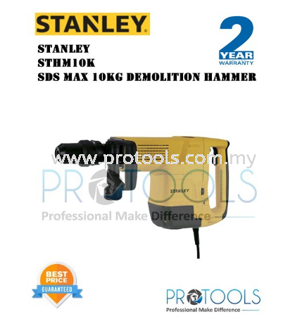 STANLEY STHM10K SDS MAX 10KG DEMOLITION HAMMER