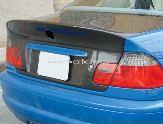 BMW 3 SERIES E46 1998 - 2005 CSL STYLE REAR TRUNK SPOILER CARBON