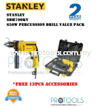 STANLEY SDH700KV 650W PERCUSSION DRILL VALUE PACK - 2 years warranty