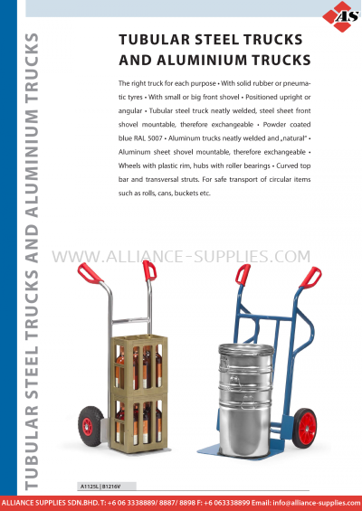 FETRA Tubular Steel Trucks & Aluminium Trucks