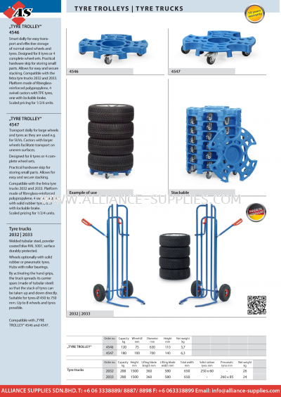 FETRA Tyre Trolleys / Type Trucks