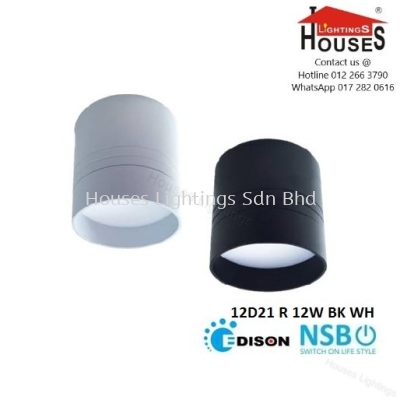 NSB 12D21 R 12W BK WH (DL CW WW)