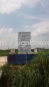 construction Project signboard at Kuala Lumpur Papan Tanda Konstruksi