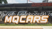 mqcars 3D led conceal box up 3D lettering signage at kepong Kuala Lumpur 3D LED CONCEAL BOX UP LETTERING SIGNBOARD