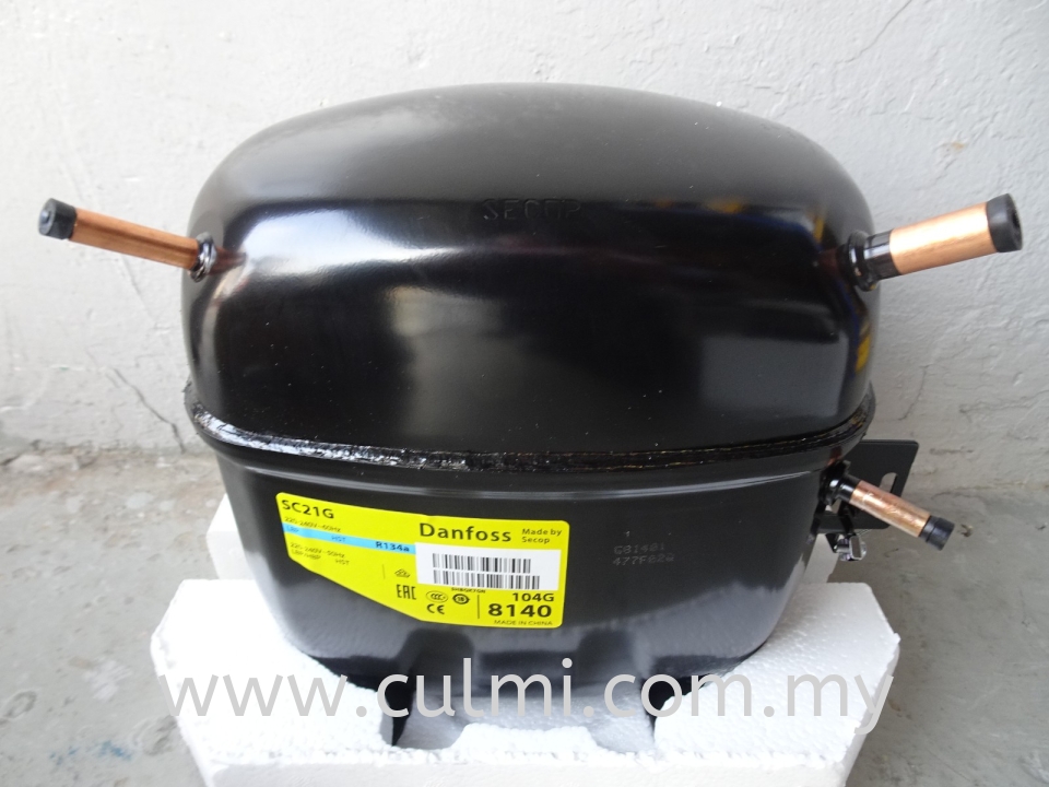 DANFOSS (SECOP) UNIVERSAL COMPRESSOR SC21G 104G8140 WITH SERVICE KIT (R134A) - 220-240V/50HZ
