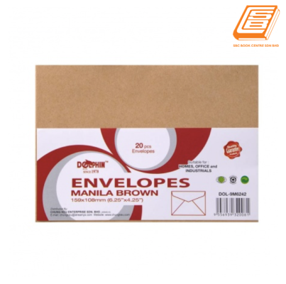 DOL - Brown Envelopes , (159x108mm, 20Pcs) jpg