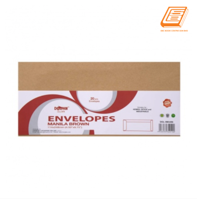 DOL - Minala Brown Envelopes (4.50 x 9.75, 20pcs )