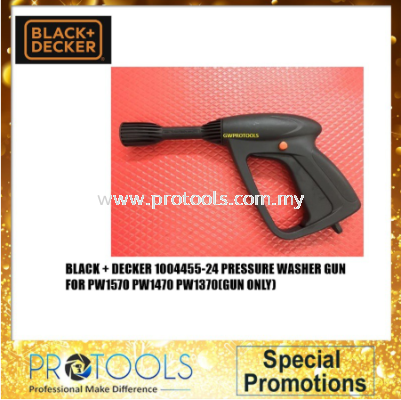 BLACK + DECKER 1004455-24 PRESSURE WASHER GUN FOR PW1570 PW1470 PW1370(GUN ONLY) - ORINGINAL