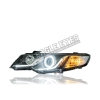 Kia Forte Projector LED Head Lamp 08-12 (Extreme LED Ring) Forte Kia