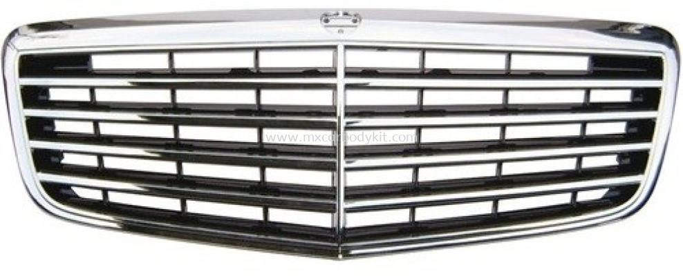 MERCEDES BENZ W211 2007 FRONT GRILLE (9PCS) MOULDING 