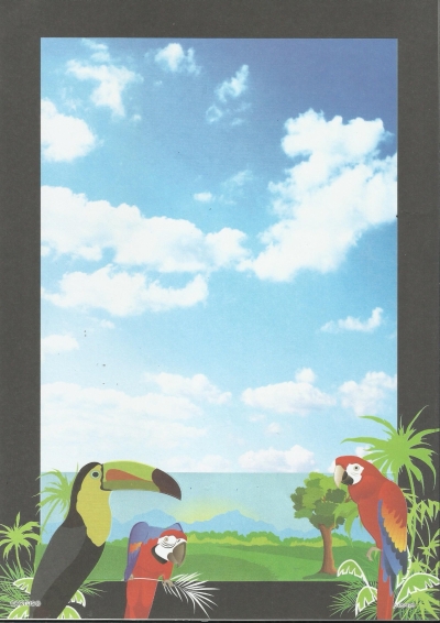 SBC - A4 Parrot Fancy Card - (1)