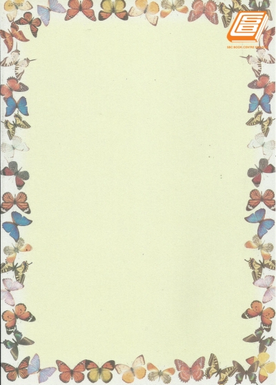 SBC - A4 Butterfly Fancy Card - (1)