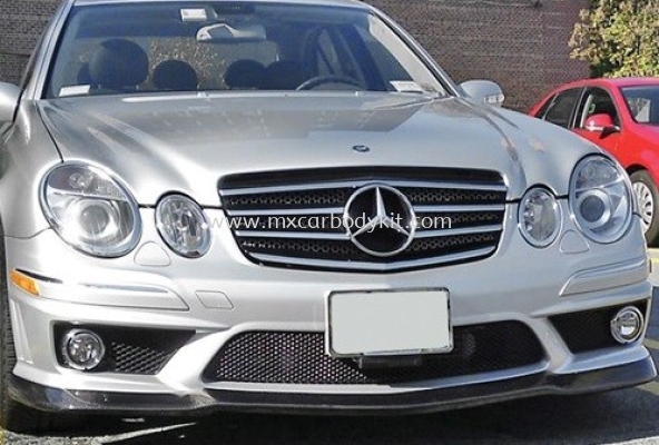 MERCEDES BENZ W211 2007 AM E63 LOOK FRONT LIP