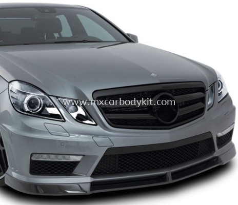 MERCEDES BENZ W212 2010 E63 V TYPE FRONT LIP CARBON