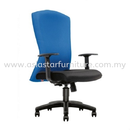 CHERRY MEDIUM BACK STANDARD CHAIR | FABRIC OFFICE CHAIR KAJANG SELANGOR