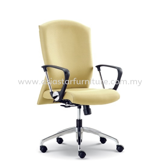 FOCUS MEDIUM BACK EXECUTIVE CHAIR | LEATHER OFFICE CHAIR SRI KEMBANGAN SELANGOR