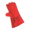 Full Leather Welding Gloves (RED) 13" HAND GLOVE 