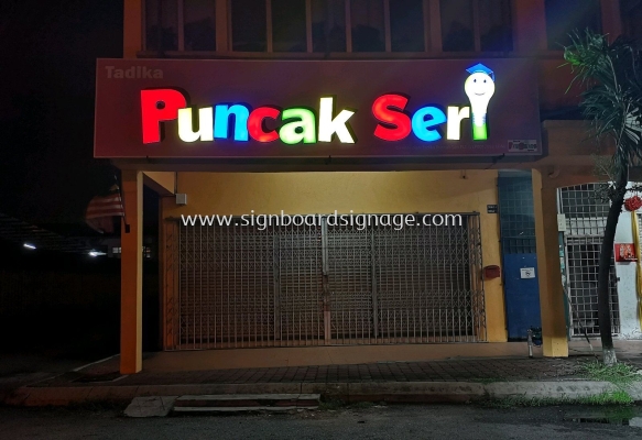 Tadika Puncak Seri, 3D Box Up LED Lettering Signage 