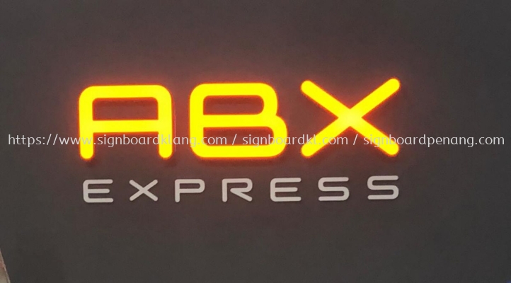 ABX 3D LED conceal box up lettering signage at cheras
