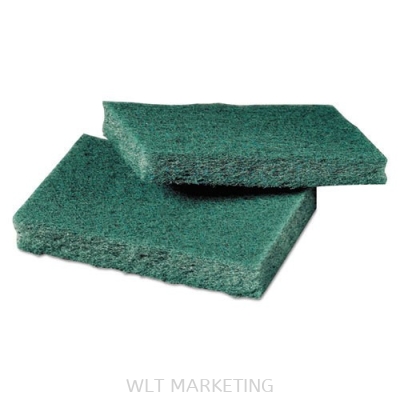 Scotch-Brite Heavy Duty Thick Scrub Pad 9650 (Green) 3" x 4.5" 80pcs/case