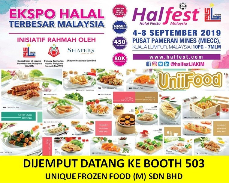 UniiFood @ HALAL FESTIVAL MALAYSIA (HalFest) 2019