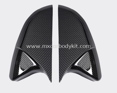 HONDA CIVIC 2016 FC HORNS STYLE SIDE MIRROR COVER CARBON 