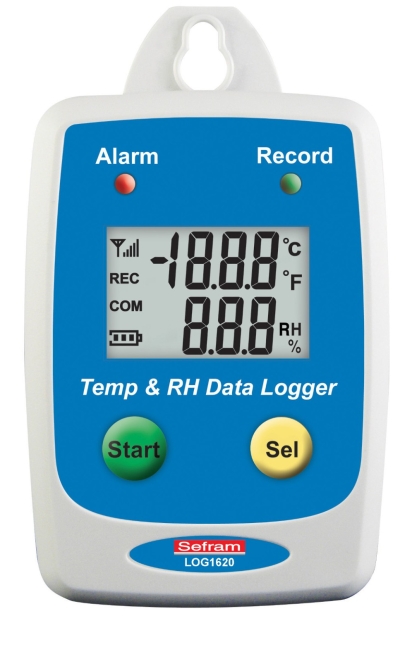 LOG1620 Temperature and RH datalogger, with display Model LOG1620