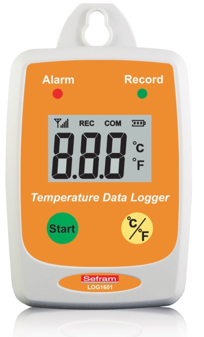 LOG1601 Temperature datalogger with display, 5000 records Model LOG1601