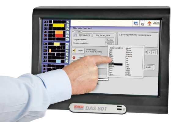 12 multiplexed channel Data Acquisition Solution, without fan Model DAS801SV