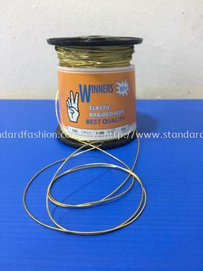 Round Elastic Gold 1mm