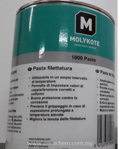 MOLYKOTE 1000 COPPER ANTI SEIZE LUBRICANT