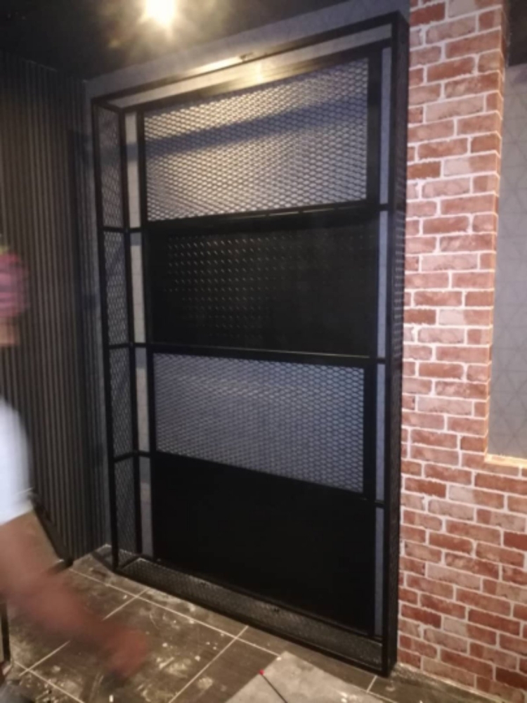 Installation mild steel home decoration