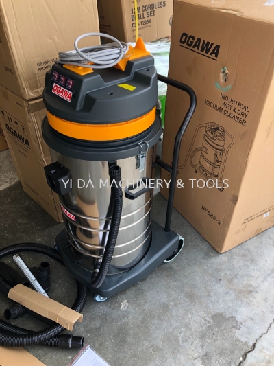 OGAWA IND & DRY VACUUM CLEANER 3 MOTOR 80L