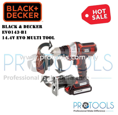 EVO143-B1 BLACK & DECKER 14.4V EVO MULTI-TOOL