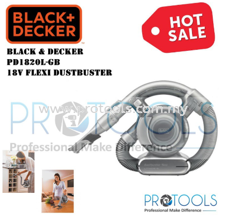 PD1820L-GB BLACK & DECKER 18v FLEXI DUSTBUSTER