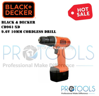 CD961-XD BLACK & DECKER 9.6V 10MM NiCd CORDLESS DRILL