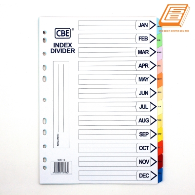 CBE - Index Divider - (900-12)