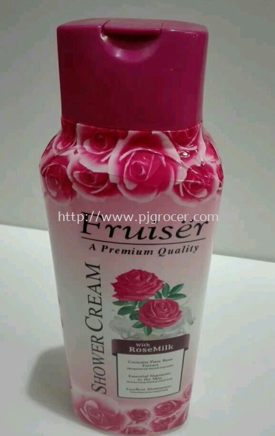 Fruiser Shower Cream Rose Milk 1l