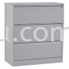 G2-LFC-1-3-GN - 3 DRAWERS LATERAL FILING CABINET Steel Filing Cabinet Filing Cabinet Steel Furniture