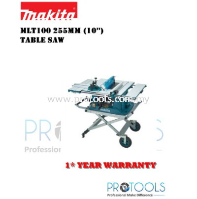 MAKITA TABLE SAW MLT100 25MM (10") COME WITH WTS 03
