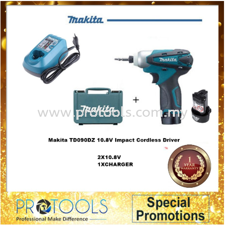 MAKITA TD090DWE 10.8V IMPACT DRIVER