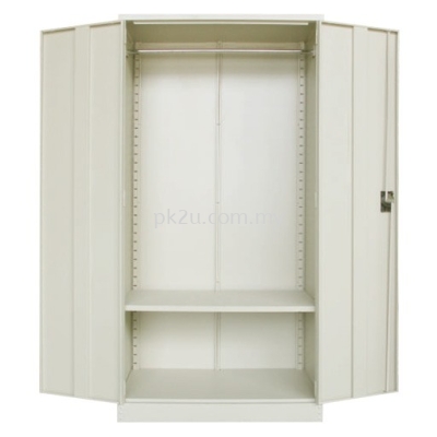 Double Swing Door Full Height Wardrobe