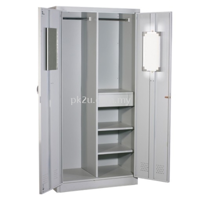 Double Swing Door Full Height Wardrobe