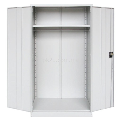 Double Swing Door Full Height Wardrobe